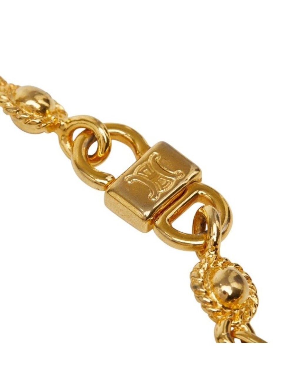 Celine Triomphe Necklace Gold Plated - Picture 4 of 6